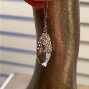 Swarovski clear crystal pendant necklace